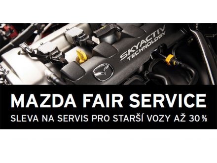 Mazda Fair Service - program pro starší vozy Mazda